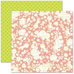 Pink Paislee - House of Three - Soiree - Music 12 x 12 Double Sided Pattern Paper