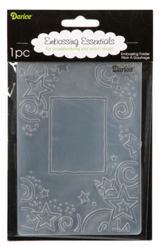 Darice - Embossing Essentials - Embossing Folder - Star Border