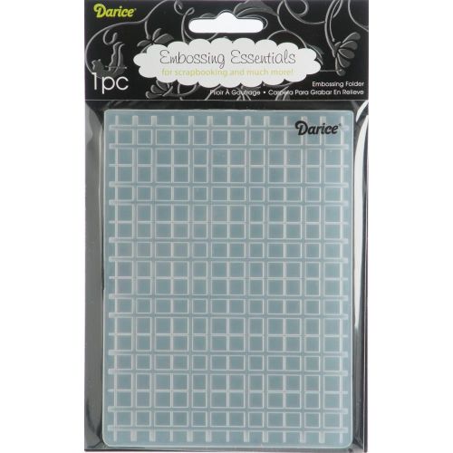 Darice - Embossing Essentials - Embossing Folder - Plaid