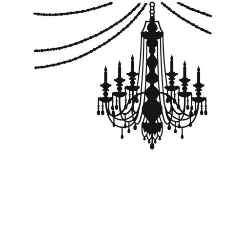 Darice - Embossing Essentials - Embossing Folder - Chandelier