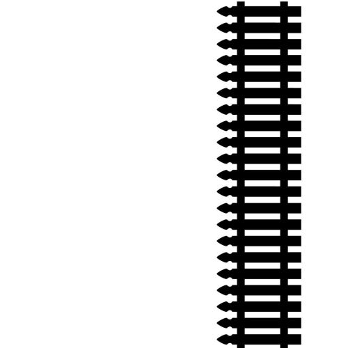 Darice - Embossing Essentials - Embossing Folder - Picket Fence