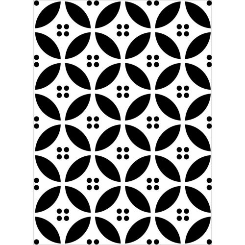 Darice - Embossing Essentials - Embossing Folder - Dot And Circle