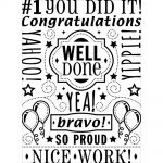 Darice - Embossing Essentials - Embossing Folder - Congrats Collage
