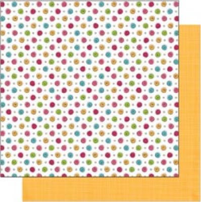 Bo Bunny - Petal Pushers - Patterned Paper - Dot