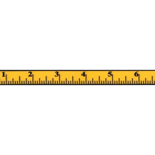 Offray - Ribbon - Measure Up - Yellow Gold