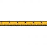 Offray - Ribbon - Measure Up - Yellow Gold