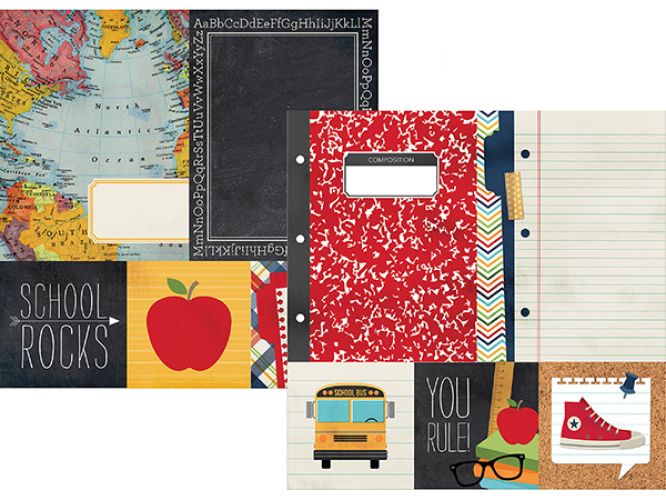 Simple Stories - Smarty Pants - 4x4 Quote and 6x8 Photo Mat Elements