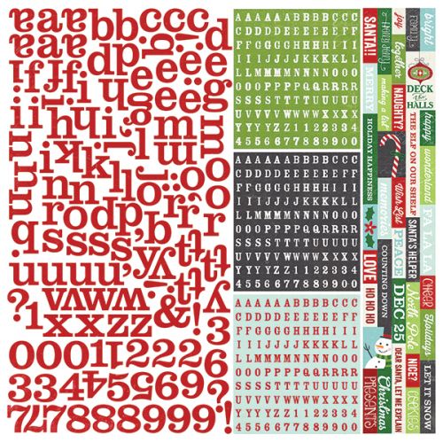 Simple Stories - December Documented - Expression Cardstock 12x12 Sticker