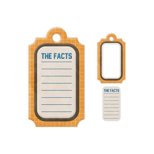 We R Memory Keepers - Embossed Die-Cut Mini Frames - The Facts