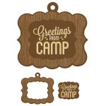 We R Memory Keepers - Happy Campers - Frames - Greetings