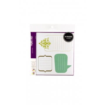 American Crafts - Remarks Stickers - Journaling Book Two Colour Set 1 & 3