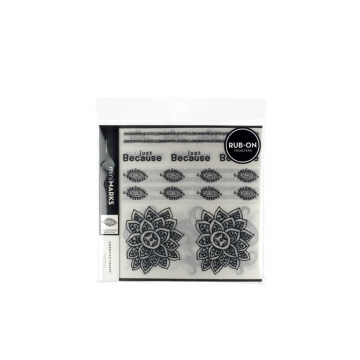 American Crafts - Mini Marks Rubons - Accessories Book One Black