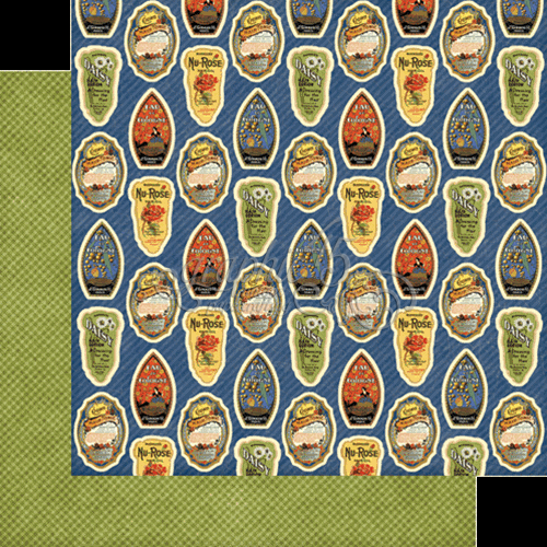 Graphic 45 - Fashionista - Perfumeries Patterned Paper