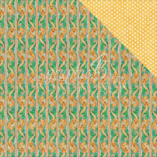 Graphic 45 - Voyage Beneath the Sea Collection - Double-Sided Cardstock 12"X12"- Aquatic Passage