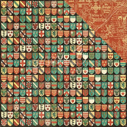 Graphic 45 - Enchanted Forest Collection - Double-Sided Cardstock 12"X12"- Exquisite Epoch