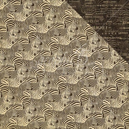 Graphic 45 - Safari Adventure Double-Sided Cardstock 12"X12" - Natural Habitat