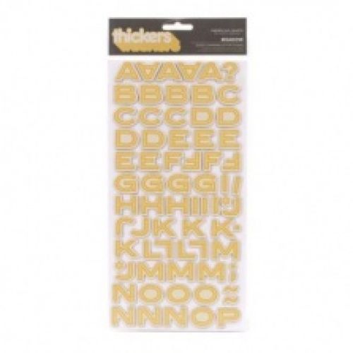 American Crafts - Thickers - Glossy Chipboard - Meadow - Popcorn