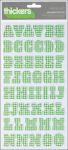 American Crafts - Thickers - Printed Chipboard - Houndstooth - Cabbage