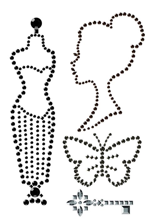 PRIMA MARKETING INC - SAY IT IN CRYSTALS - VINTAGE SHAPES