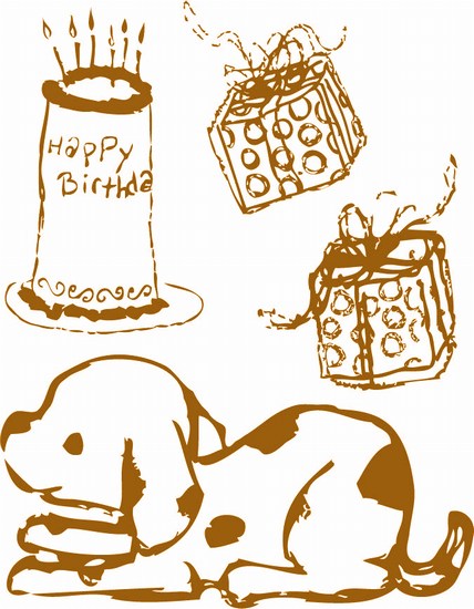 Prima Marketing Inc - Clear Stamp Celebrate with Jack and Jill