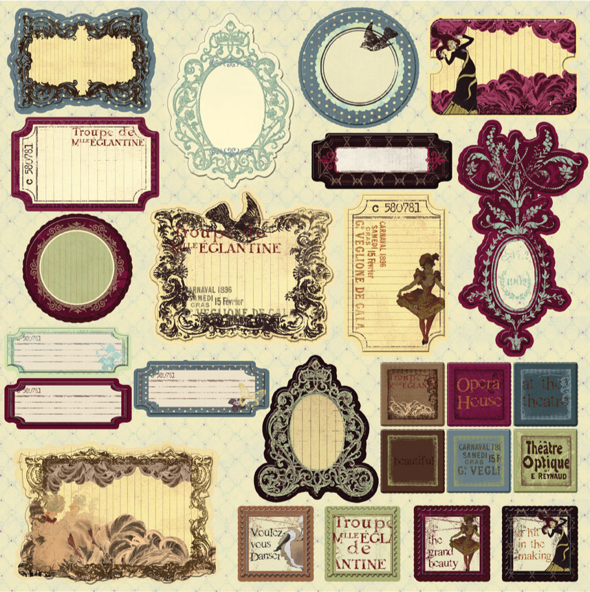 Prima Marketing Inc - Chipboard Sticker Moulin Rouge