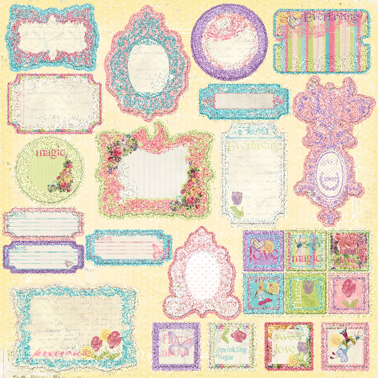 Prima Marketing Inc - Chipboard Sticker Sweet Fairy