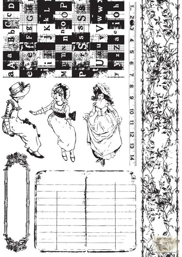 Prima Marketing Inc - Cling Stamp 5X7 Romantique