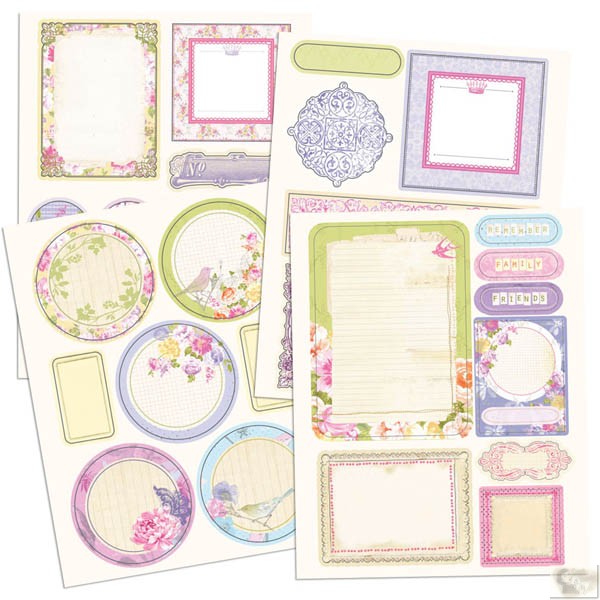 Prima Marketing Inc. Cardboard Sticker Sheet X4 Meadow Lark