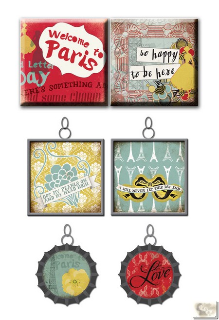 Prima Marketing Inc. - Metal Charms & Tiles- Paris