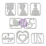 Prima Marketing Inc - Something Blue Collection - Metal Paper Clips 8/Pkg