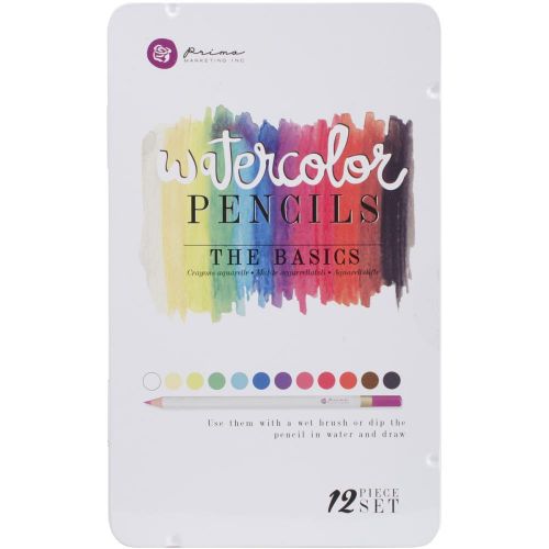 Prima Marketing Inc - Mixed Media Watercolor Pencils 12/Pkg - The Basics