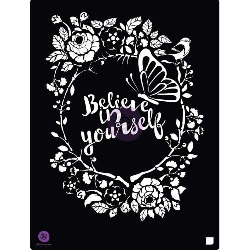 Prima Marketing Inc - Stencil 8"X10" - Believe