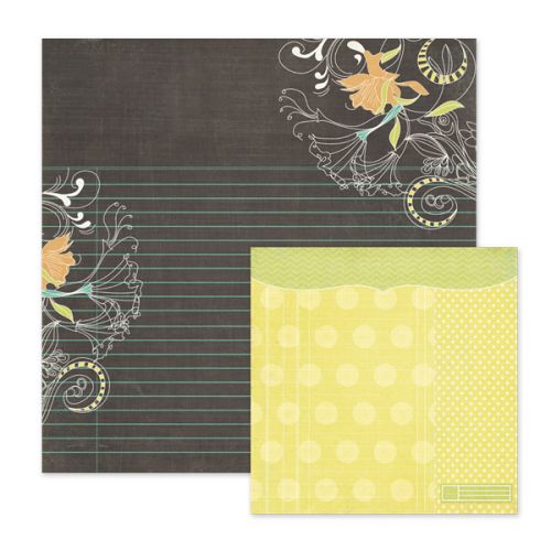 We R Memory Keepers - For the Record - Double Sided Patterned Paper - Journal