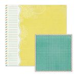 We R Memory Keepers - For the Record - Double Sided Patterned Paper - Unwritten