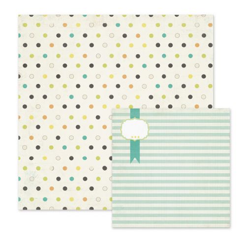 We R Memory Keepers - For the Record - Double Sided Patterned Paper - Dictation