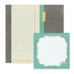 We R Memory Keepers - For the Record - Double Sided Patterned Paper - Captured