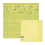 We R Memory Keepers - For the Record - Double Sided Patterned Paper - Ledger