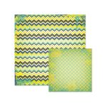 We R Memory Keepers - Feelin' Groovy - Double Sided Patterned Paper - Chevron