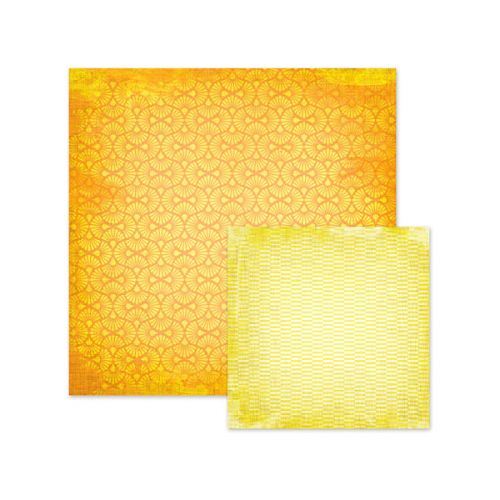 We R Memory Keepers - Feelin' Groovy - Double Sided Patterned Paper - Sunshine