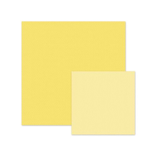We R Memory Keepers - Feelin' Groovy - Texture Cardstock - Yellow