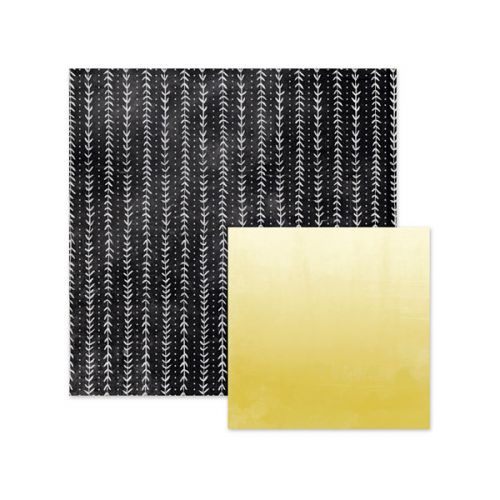We R Memory Keepers - Chalk Board Collection - 12x12" Printed Paper - Stencil