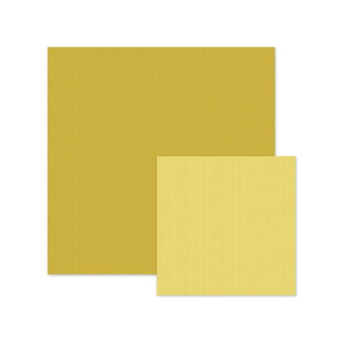 We R Memory Keepers - Chalk Board Collection - 12x12" Textured Cardstock - Yellow