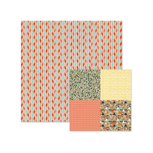 We R Memory Keepers - Notable Collection - 12x12" Printed Paper - Hashtag
