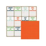 We R Memory Keepers - Notable Collection - 12x12" Printed Paper - Dated