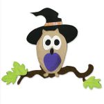 Sizzix Bigz Die - Owl W/Witch Hat