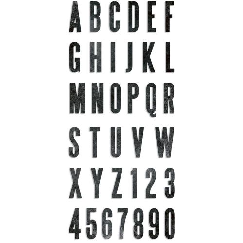 Sizzix - Tim Holtz - Alterations - Block Talk Alphabet Bigz XL Die