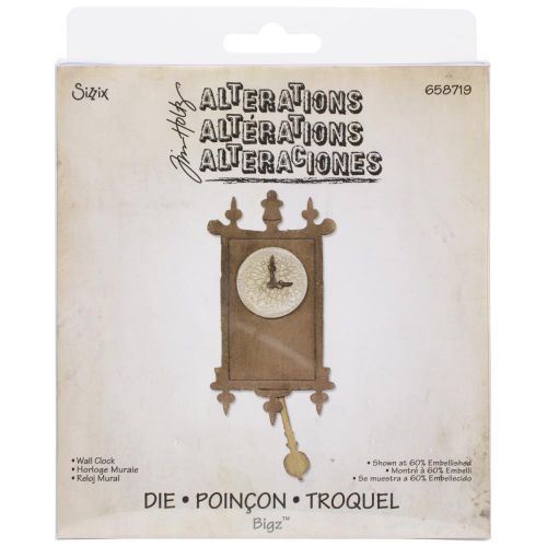 Sizzix - Tim Holtz - Alterations - Bigz Die - Wall Clock