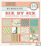 My Minds Eye - Six by Six Paper Pads - My Favorite Things Six by Six Pad