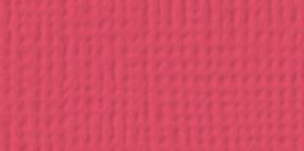 American Crafts - Cardstock - Linen Weave - Cherry
