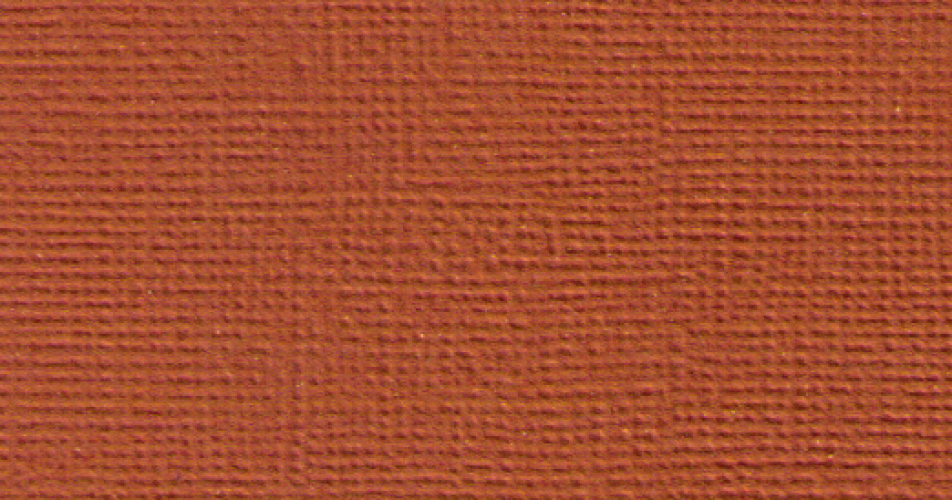 American Crafts - Cardstock - Linen Weave - 12 X 12 - Rust